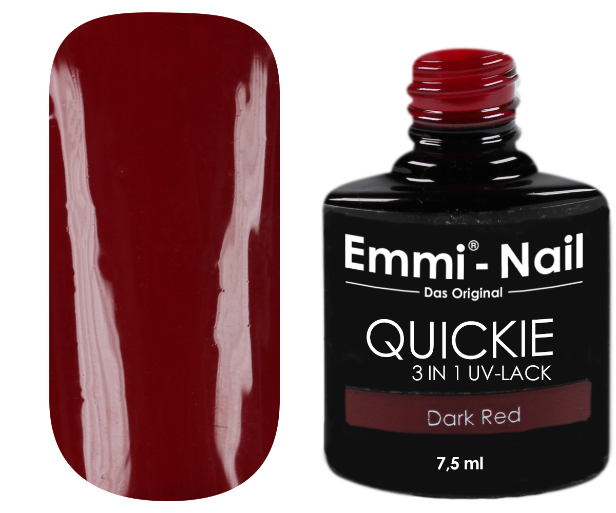 Quickie Dark Red 1 Smalto colore Dark Red 3in1 -L021-