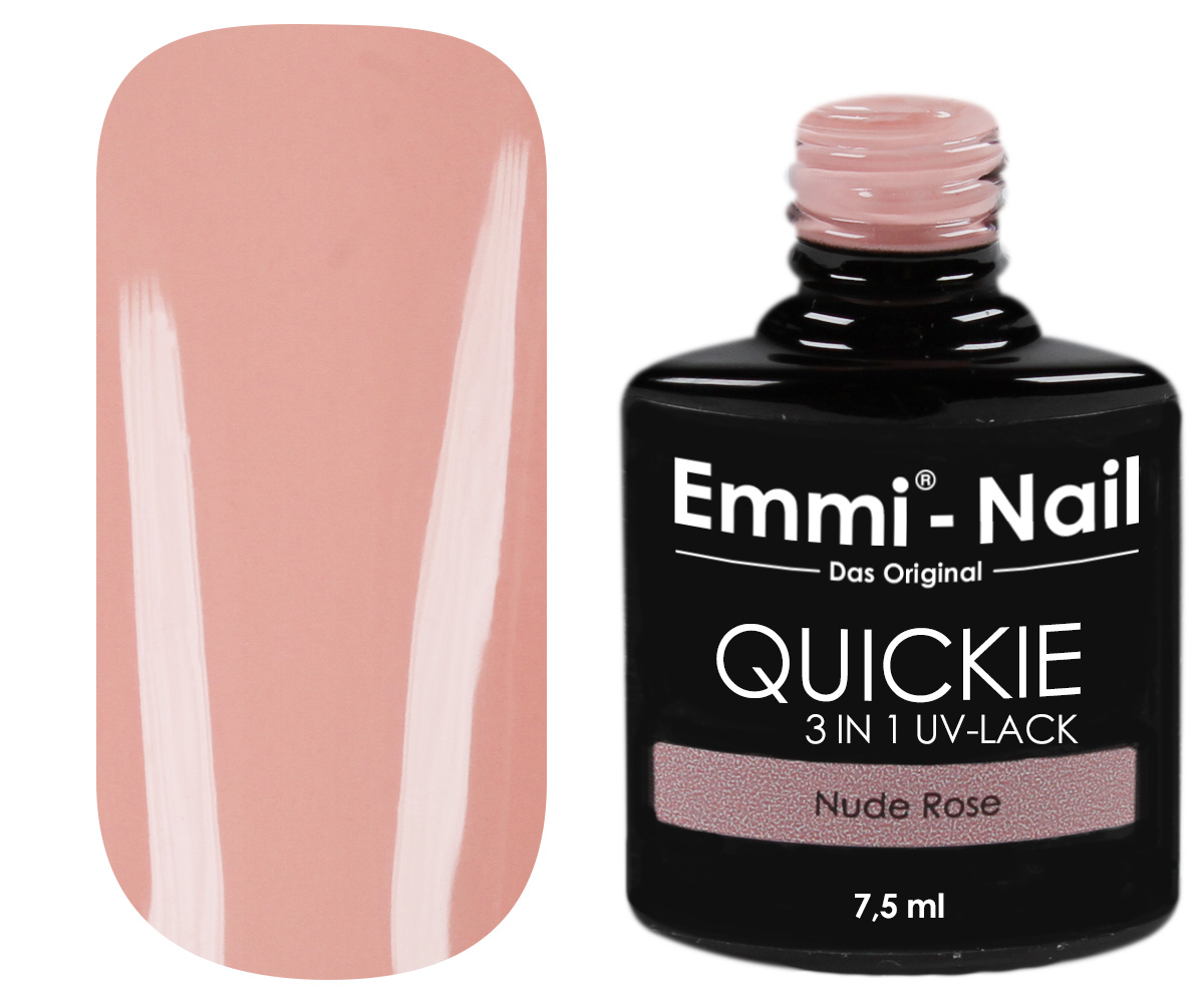 Quickie Nude Rose 1 Smalto colore Nude Rose 3in1 -L016-