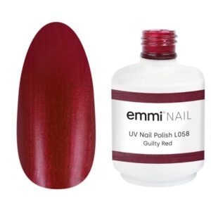 Semipermanente Emmi-Shellac/ UV-Lack Guilty Red -L058-