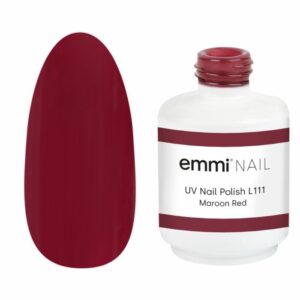 Semipermanente Emmi-Shellac/ UV-Lack Maroon Red -L111-