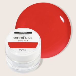Gel unghie colore Emmi Red 5ml - VEGAN :) -F096-