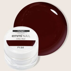 Gel unghie colore Chic Red 5ml -F135-
