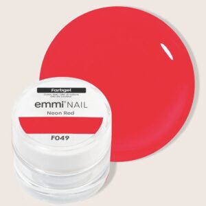 Gel unghie colore Neon Red 5ml -F049-