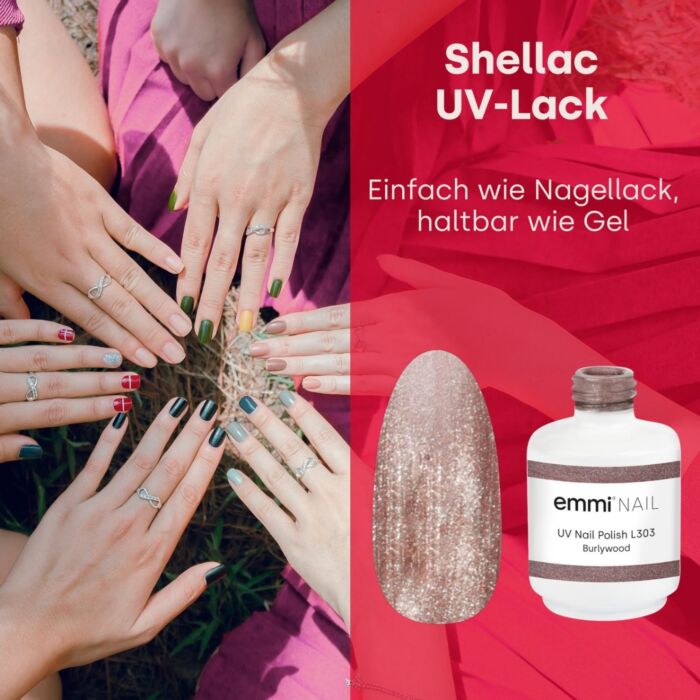 gro 98251.pt05 Semipermanente Emmi-Shellac/ UV-Lack Burlywood -L303- - immagine 5