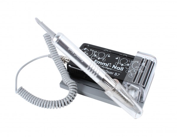 quick b7 black auf tisch Fresa per unghie portatile a batteria B7 nera - immagine 3