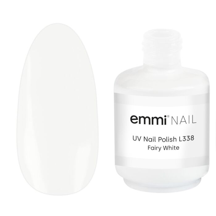 98987 fairy white tip neu 1 Semipermanente Emmi-Shellac/ UV/LED-Lack Fairy White -L338-