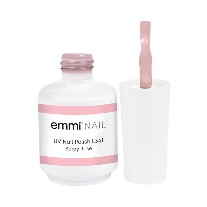 98999 spray rose pinsel 1 Semipermanente Emmi-Shellac/ UV-Lack Spray Rose -L341- - immagine 4