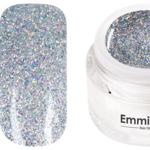 Emmi-Nail Glittergel Magic Silver 5ml -F365-