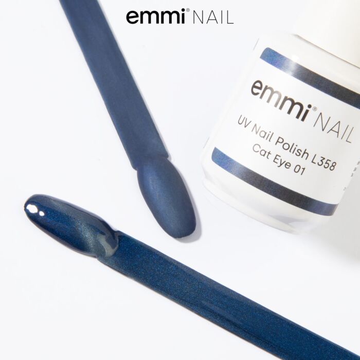 95340 cateye 01 Semipermanente Emmi-Shellac/ UV-Lack Cat Eye 01 -L358- - immagine 2