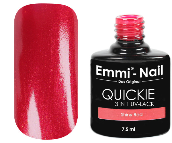 l037 shiny red 1 Emmi-Nail Quickie Shiny Red 3in1 -L037-
