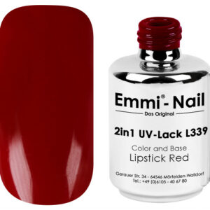 2in1 Emmi Shellac / UV/LED-Lack Lipstick Red -L339-