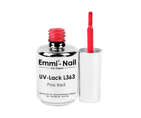 95347 uv lack pink red 2 Semipermanente Emmi-Shellac/ UV-Lack Pink Red -L363- - immagine 2