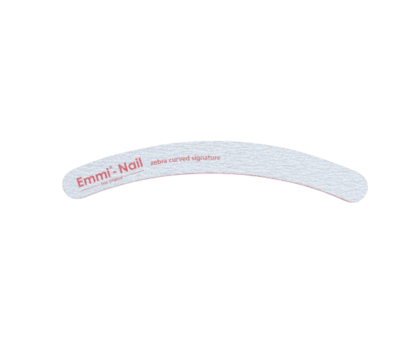 feile zebra curved signature einzeln Lima ergonomica zebrata curva 100/180