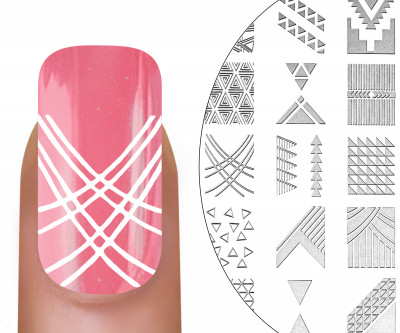 05 holy shapes 06 MoYou-London Stamping Stencil Holy Shapes 06
