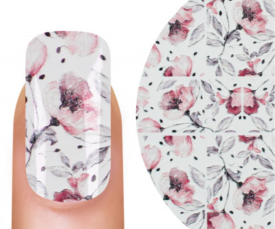 3d sticker roseflower Emmi-Nail 3D Tattoo Rose Flowers