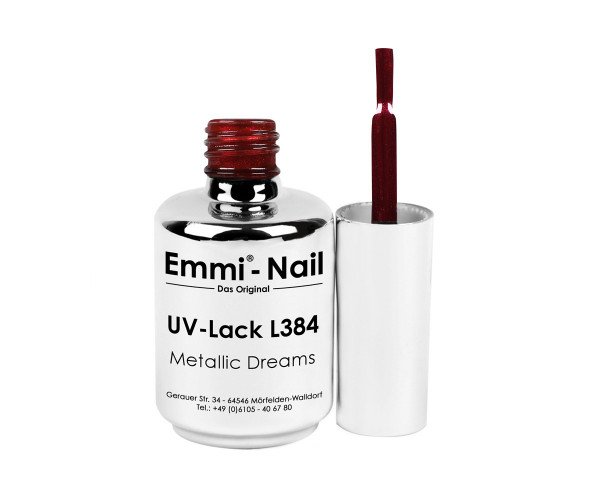95388 metallic dreams flasche offen Semipermanente Emmi-Shellac/ UV-Lack Metallic Dreams -L384- - immagine 2