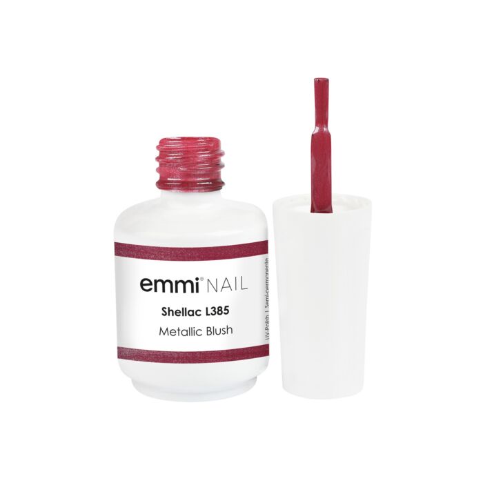 95389 metallic blush flasche 1 Semipermanente Emmi-Shellac/ UV-Lack Metallic Blush -L385- - immagine 4