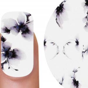 Emmi-Nail Watertattoo Fiori neri 5