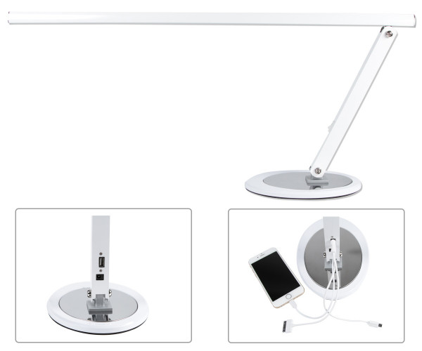 emmi light 20 Emmi-Light LED 2.0 lampada da tavolo con ingresso USB bianco