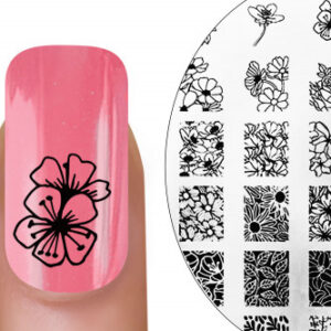 MoYou-London stencil Flower Power 19