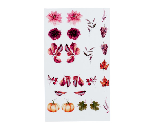 herbst 80331 oben Emmi-Nail watertattoo autunno 2 - immagine 2