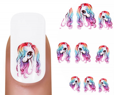 Emmi-Nail Watertattoo unicorno arcobaleno