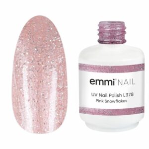 Semipermanente Emmi-Shellac/ UV-Lack Pink Snowflakes -L378