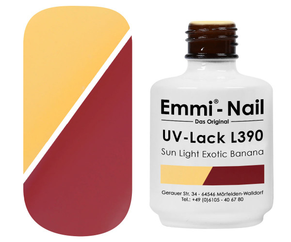 Semipermanente Emmi-Shellac/ UV-Lack Sun Light Exotic Banana -L390-