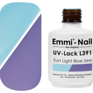 Semipermanente Emmi-Shellac/ UV-Lack Sun Light Blue Sea -L391-