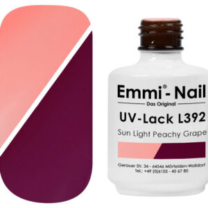 Semipermanente Emmi-Shellac/ UV-Lack Sun Light Peachy Grape -L392-