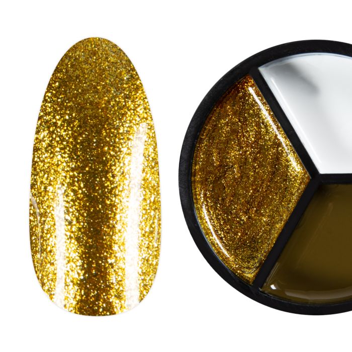 17190 tip amber neu Gel unghie cremoso Mini Set di 3 colori "Amber" -F463- - immagine 4