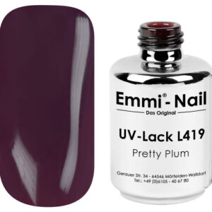 Semipermanente Emmi-Shellac/ UV-Lack Pretty Plum -L419-