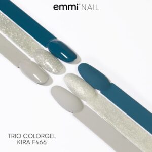 Gel unghie cremoso Mini Set di 3 colori "Kira" -F466
