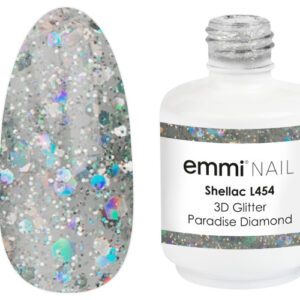 Semipermanente Emmi-Shellac/ UV 3D "Glitter Paradise Diamond " -L454-