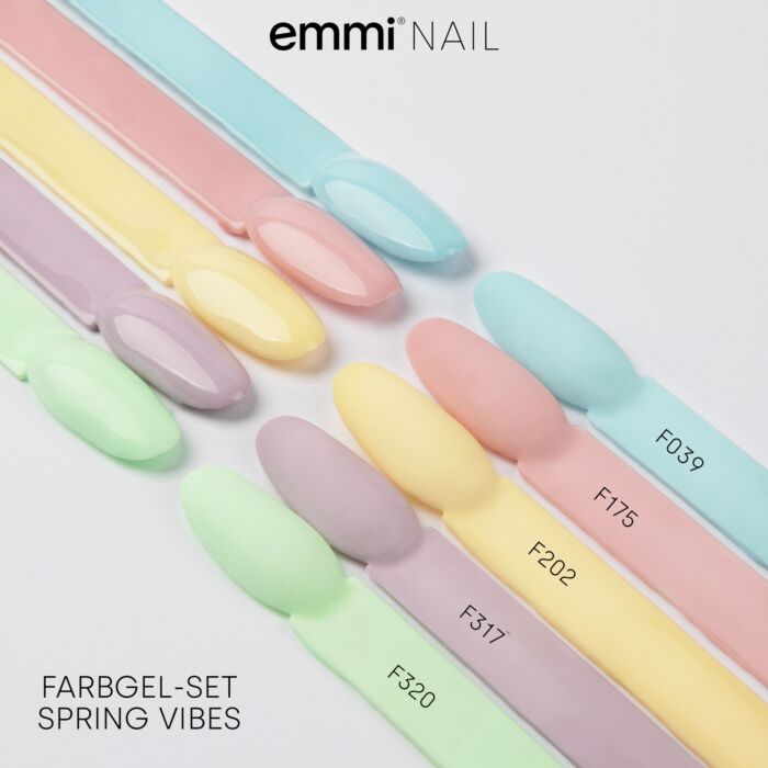 spring vibes tips neu 2 Set Gel unghie colore "Spring vibes"