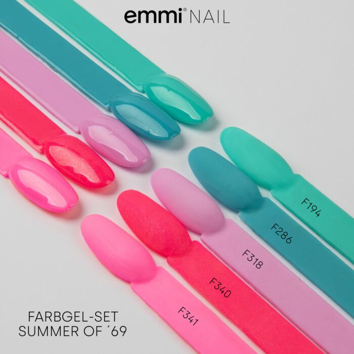 summer69 tips neu 1 Set Gel unghie colore "Summer of ´69"