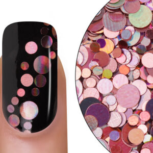 Mix di paillettes rosa