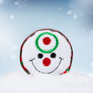 Asciugamano di cotone pupazzo di neve
