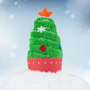 Asciugamano in cotone albero di Natale