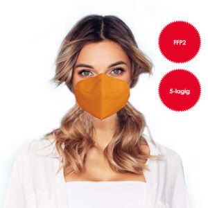 Mascherina FFP2 arancione 1 pezzo