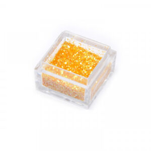 Effetto paillettes glitter giallo