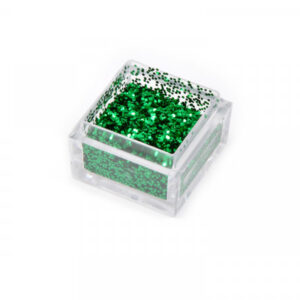 Effetto paillettes glitter verde