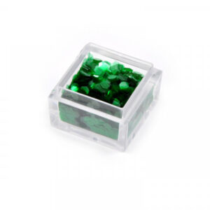 Effetto paillettes grandi verde