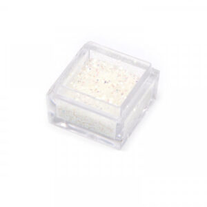 Effetto paillettes glitter bianco