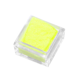 Polvere glitter giallo fluo