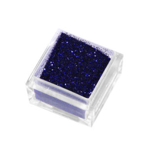 Polvere glitter blu reale