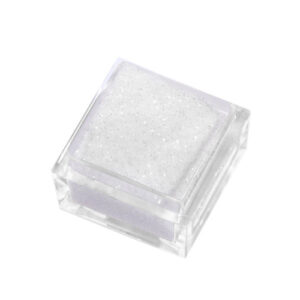 Polvere glitter bianca