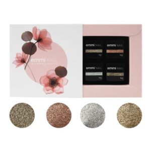 Gel unghie cremoso set da 4 "Glitter"