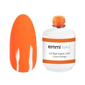 Semipermanente Emmi-Shellac/ UV-Lack Coral Orange -L441-