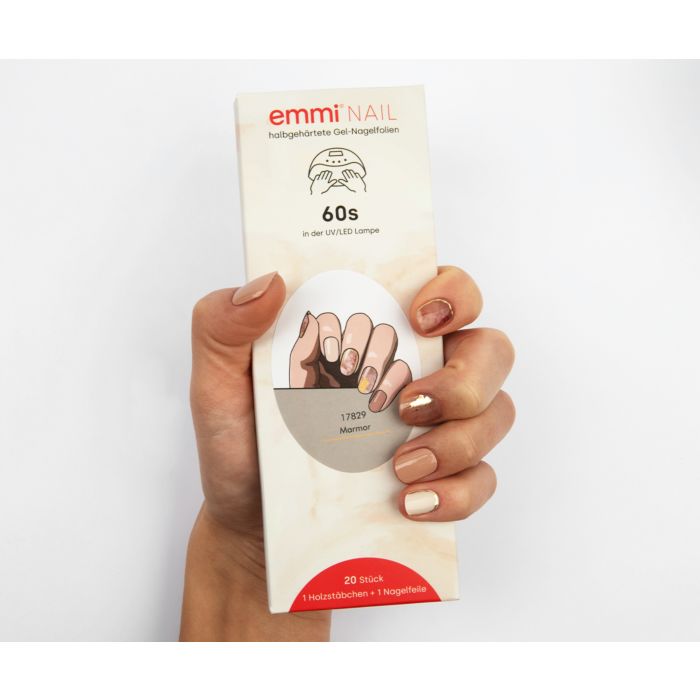 marmor verpackung Emmi-Nail Lamine in Gel Marmor 20pz. - immagine 3